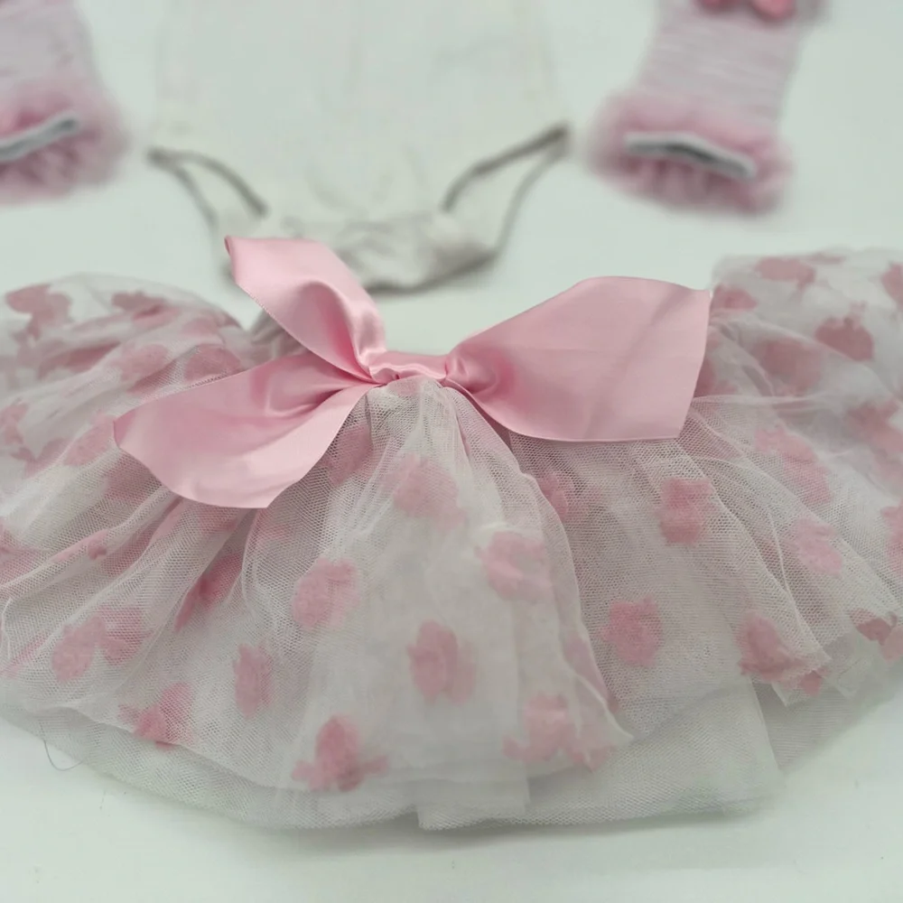 Carter's Baby Bunny Girl Bodysuit Tutu Dress Socks Set 9 M